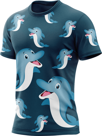 Dolphin Rash Shirt Short Sleeve - fungear.com.au