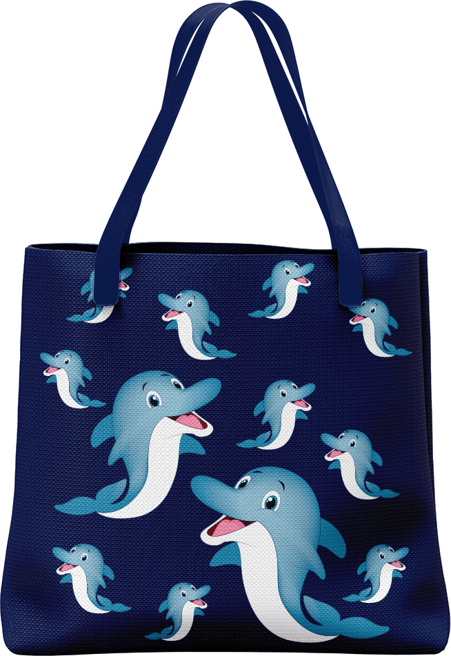 Dolphin Tote Bag - fungear.com.au