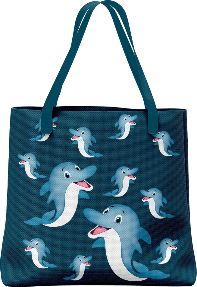 Dolphin Tote Bag - fungear.com.au