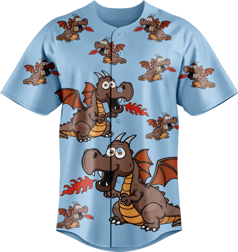 Dopey Dragon Baseball Jerseys