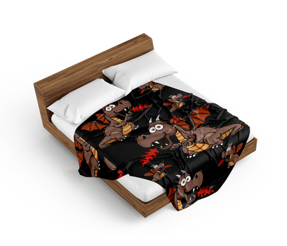 Dopey Dragon Doona Cover - fungear.com.au