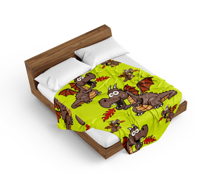 Dopey Dragon Doona + Pillow - fungear.com.au