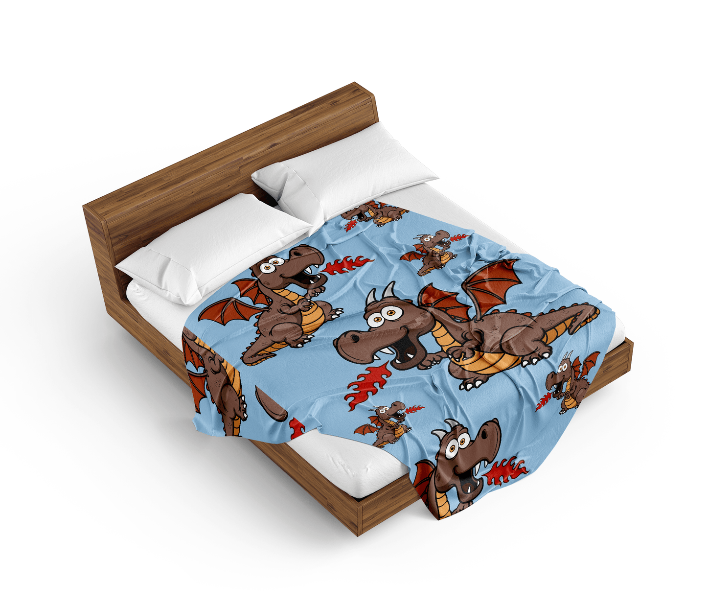 Dopey Dragon Doona + Pillow - fungear.com.au