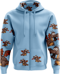 Dopey Dragon Full Zip Hoodies Jacket 6