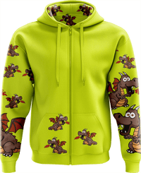 Dopey Dragon Full Zip Hoodies Jacket 5