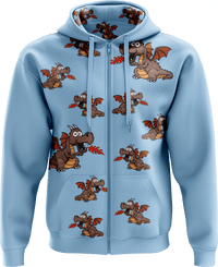 Dopey Dragon Full Zip Hoodies Jacket 3