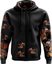Dopey Dragon Full Zip Hoodies Jacket 7