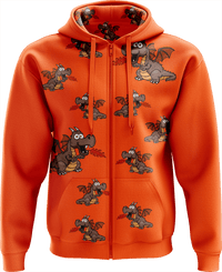 Dopey Dragon Full Zip Hoodies Jacket 1
