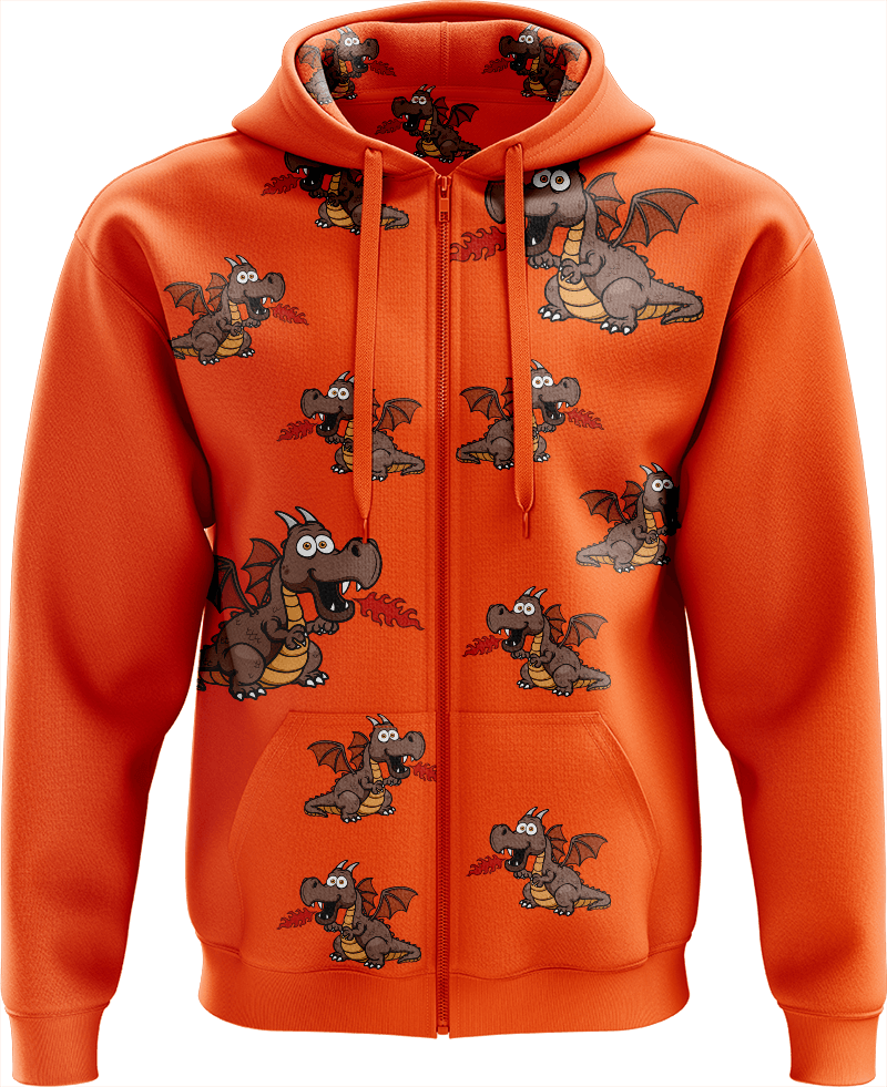 Dopey Dragon Full Zip Hoodies Jacket