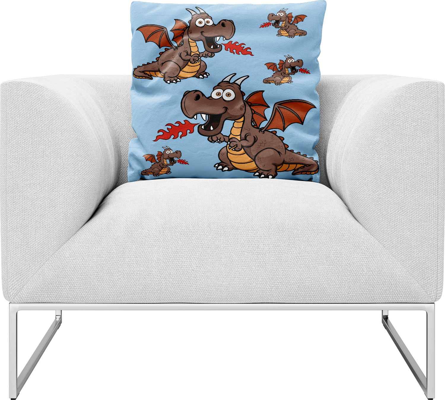 Dopey Dragon Pillows Cushions - fungear.com.au