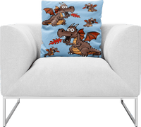 Dopey Dragon Pillows Cushions 1