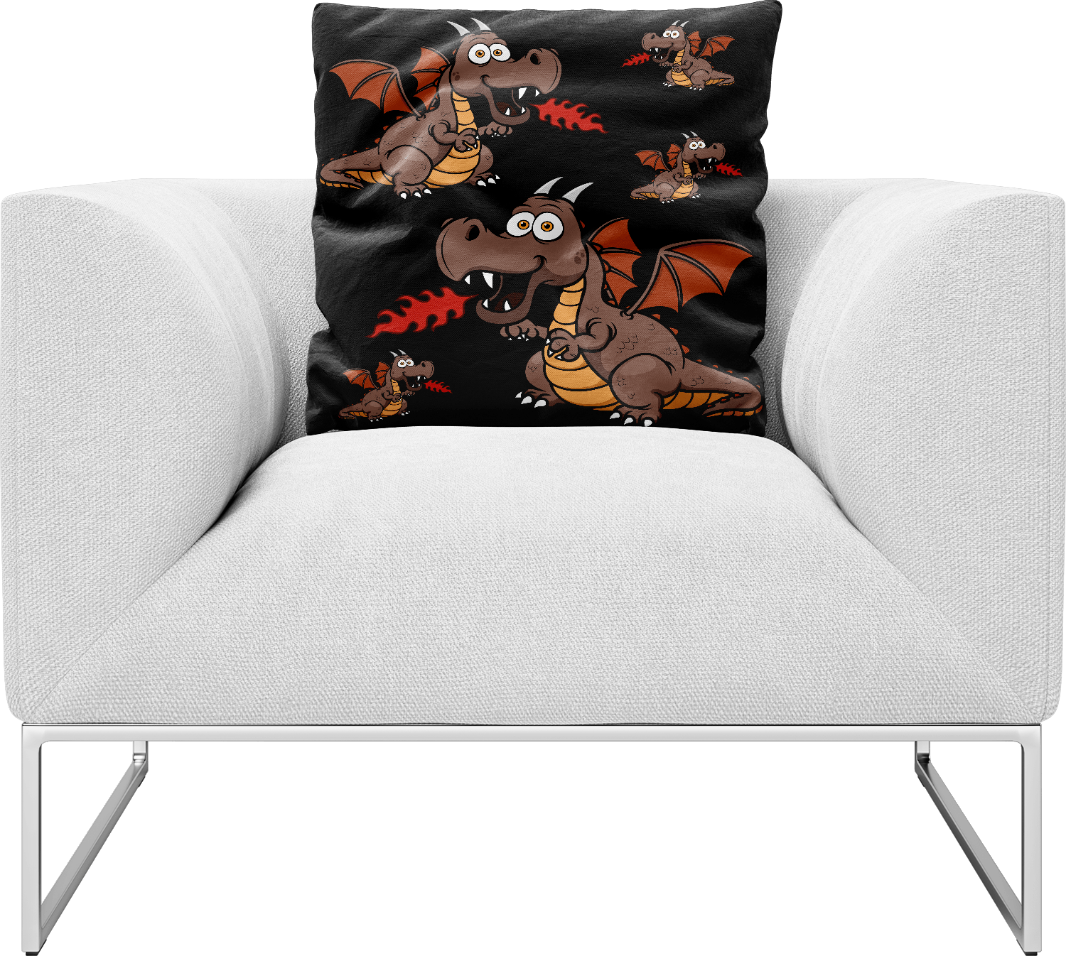 Dopey Dragon Pillows Cushions - fungear.com.au