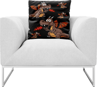 Dopey Dragon Pillows Cushions 3