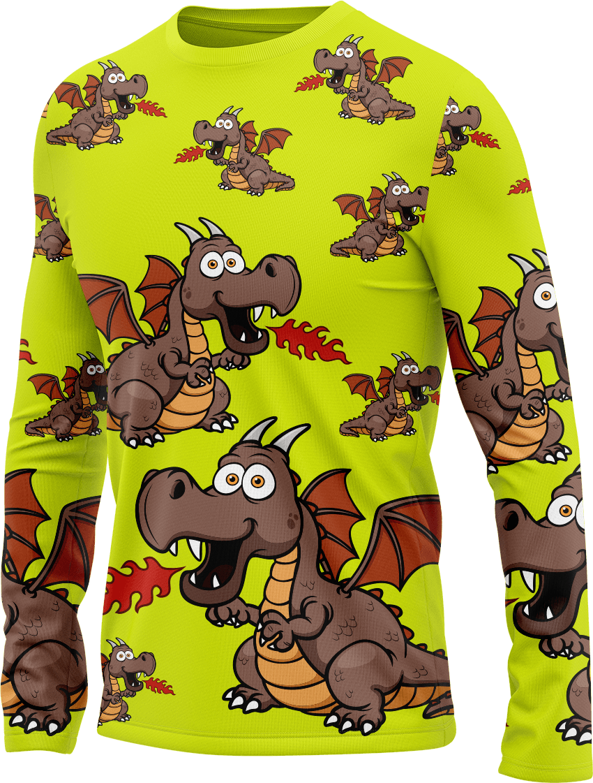 Dopey Dragon Rash Shirt Long Sleeve - fungear.com.au