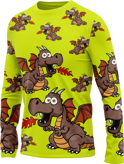 Dopey Dragon Rash Shirt Long Sleeve - fungear.com.au