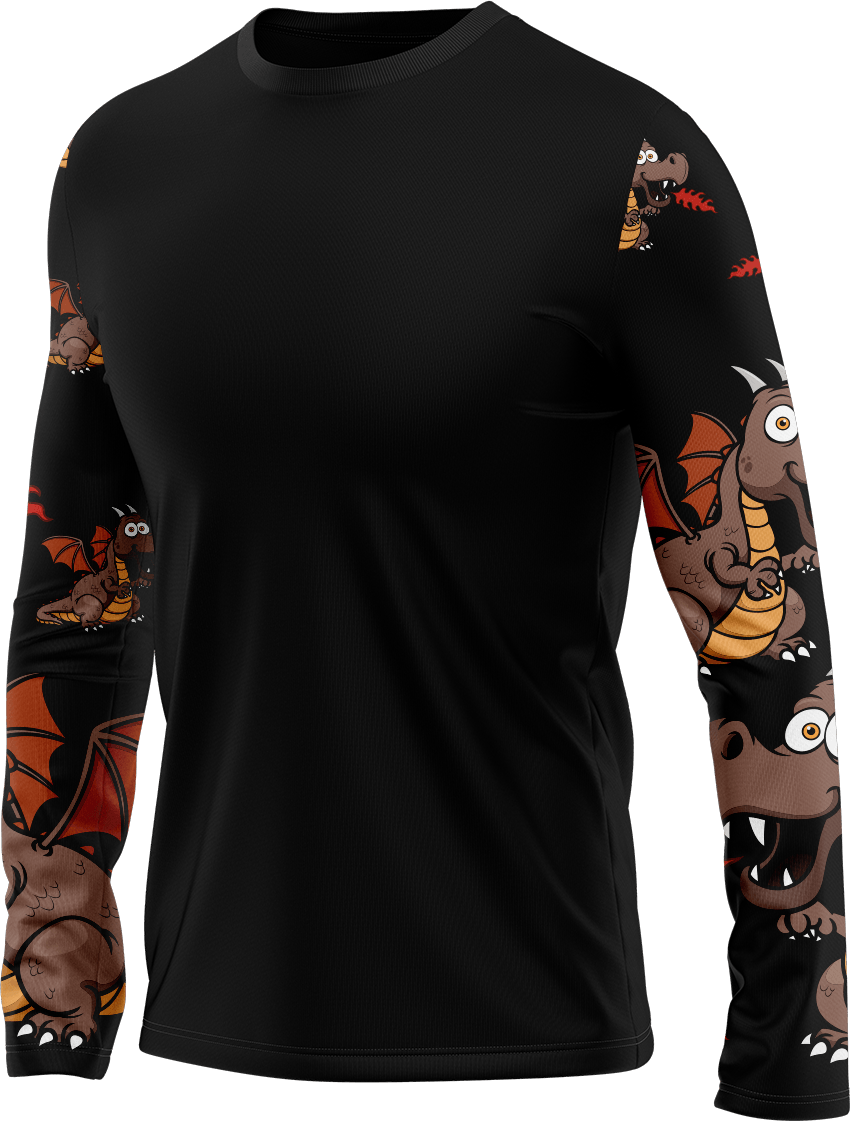 Dopey Dragon Rash Shirt Long Sleeve - fungear.com.au