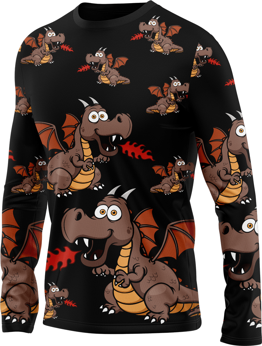 Dopey Dragon Rash Shirt Long Sleeve - fungear.com.au