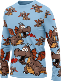 Dopey Dragon Rash Shirt Long Sleeve 2