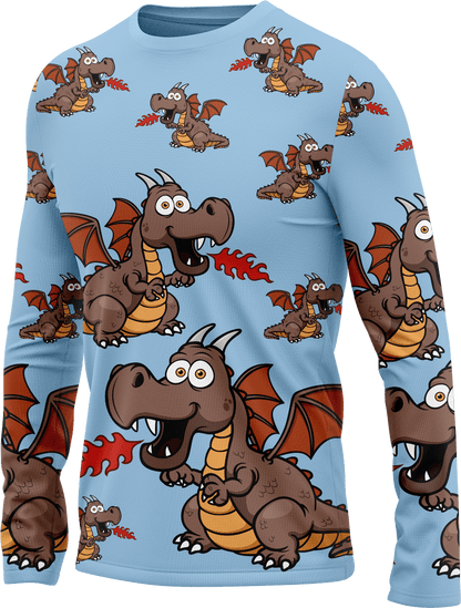 Dopey Dragon Rash Shirt Long Sleeve - fungear.com.au