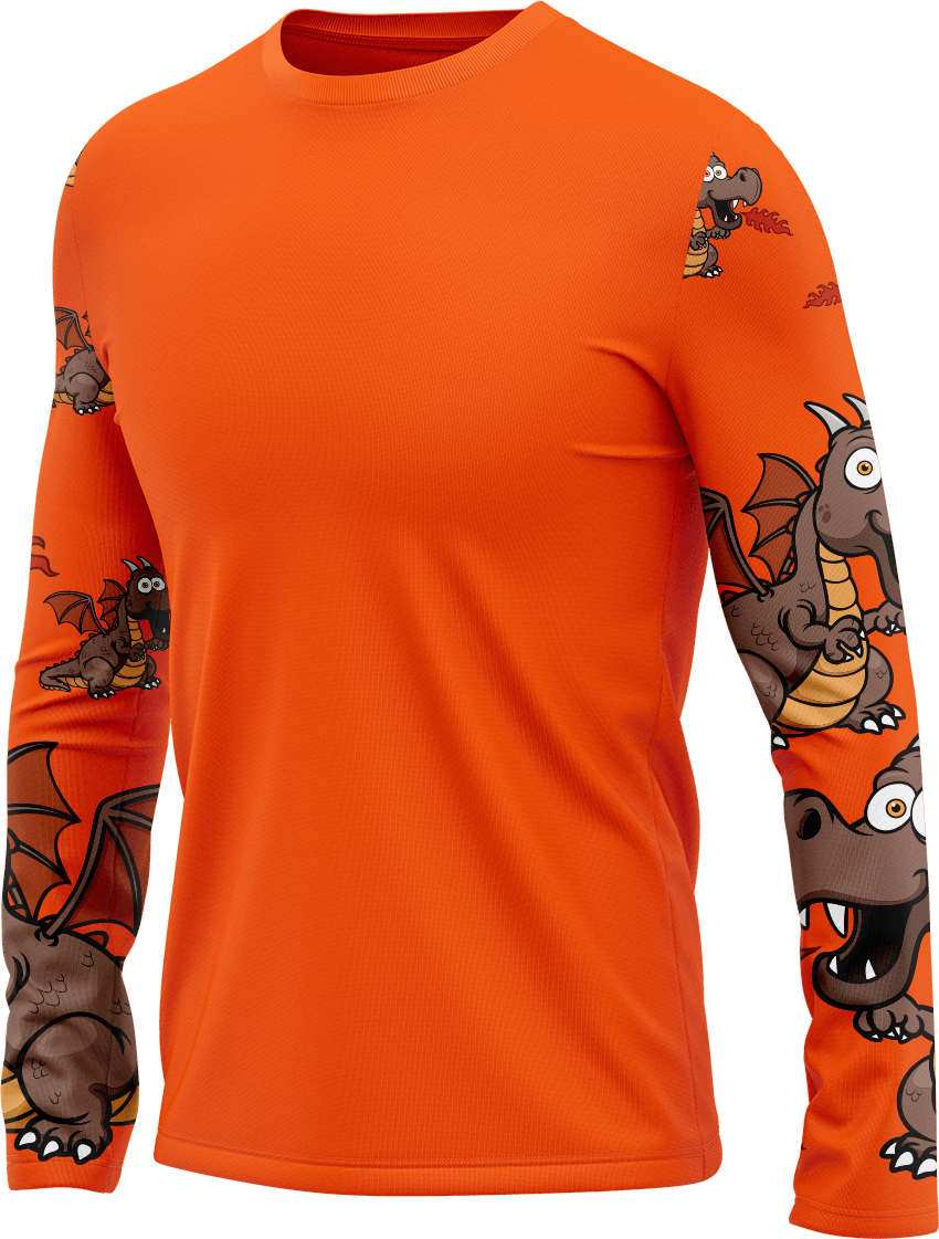 Dopey Dragon Rash Shirt Long Sleeve - fungear.com.au