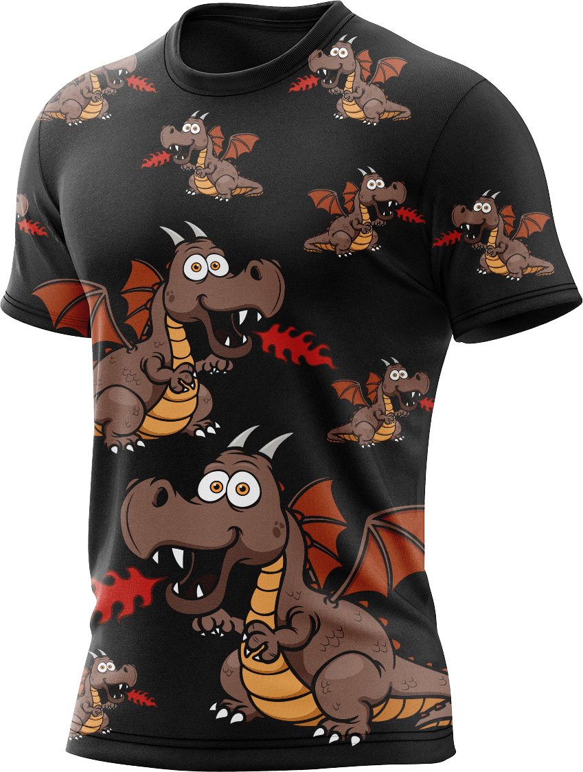 Dopey Dragon Rash Shirt Short Sleeve - fungear.com.au