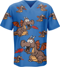Dopey Dragon Scrubs 4