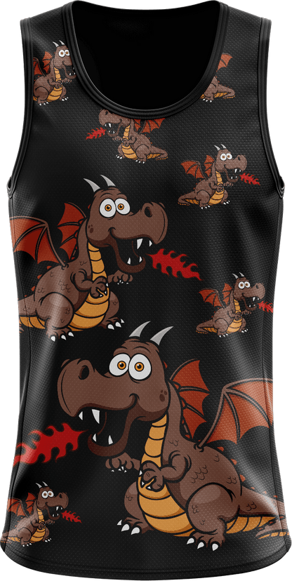 Dopey Dragon Singlets - fungear.com.au