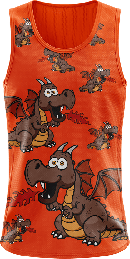 Dopey Dragon Singlets - fungear.com.au