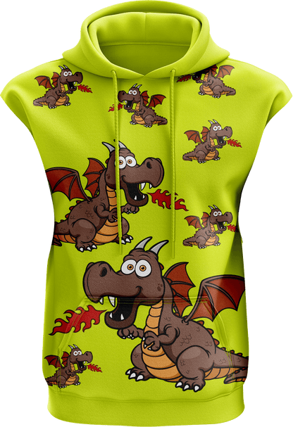 Dopey Dragon Sleeveless Hoodie - fungear.com.au