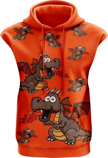 Dopey Dragon Sleeveless Hoodie - fungear.com.au