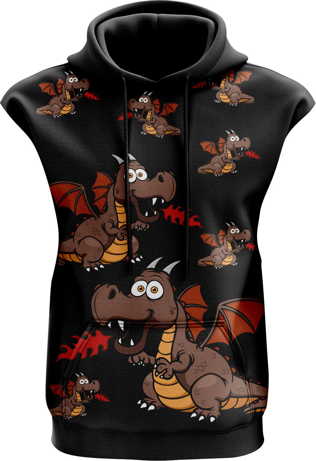 Dopey Dragon Sleeveless Hoodie