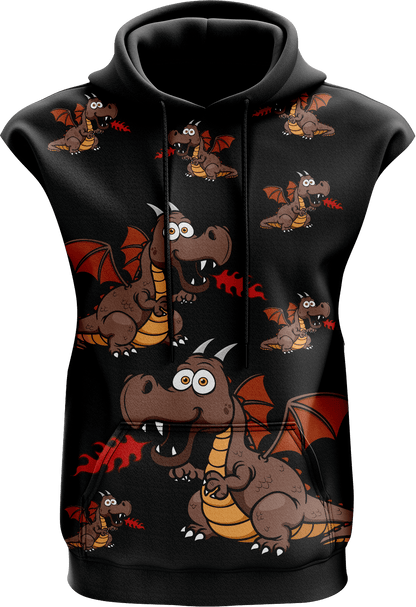 Dopey Dragon Sleeveless Hoodie - fungear.com.au