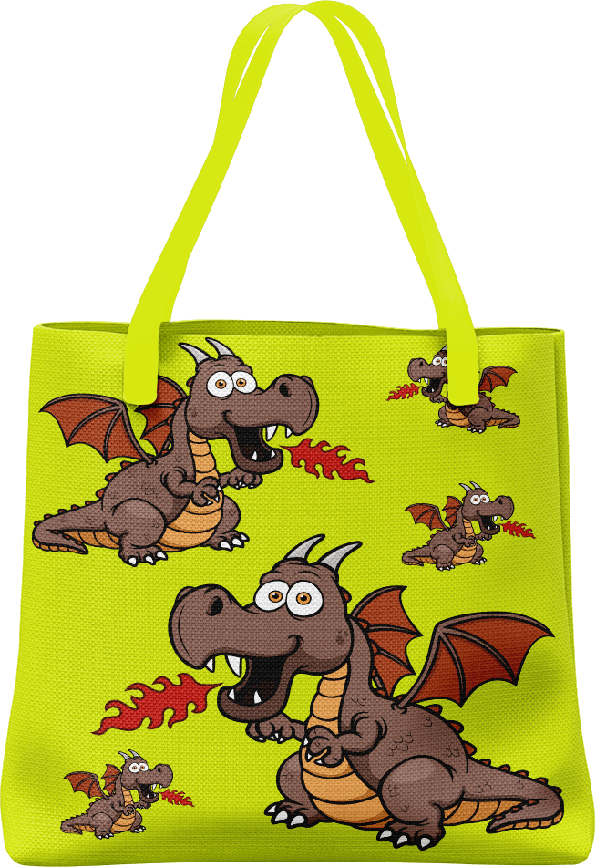 Dopey Dragon Tote Bag