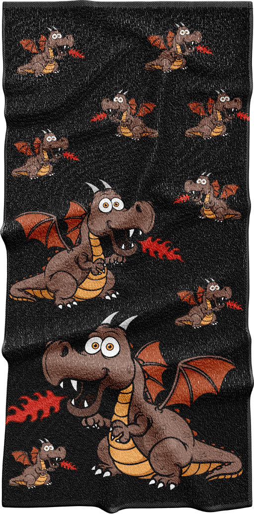 Dopey Dragon Towels - fungear.com.au