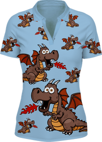 Dopey Dragon Women's Polo 2