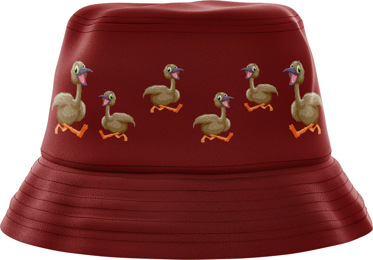 Effie Emu Bucket Hats - fungear.com.au