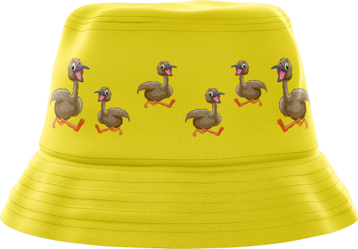 Effie Emu Bucket Hats - fungear.com.au