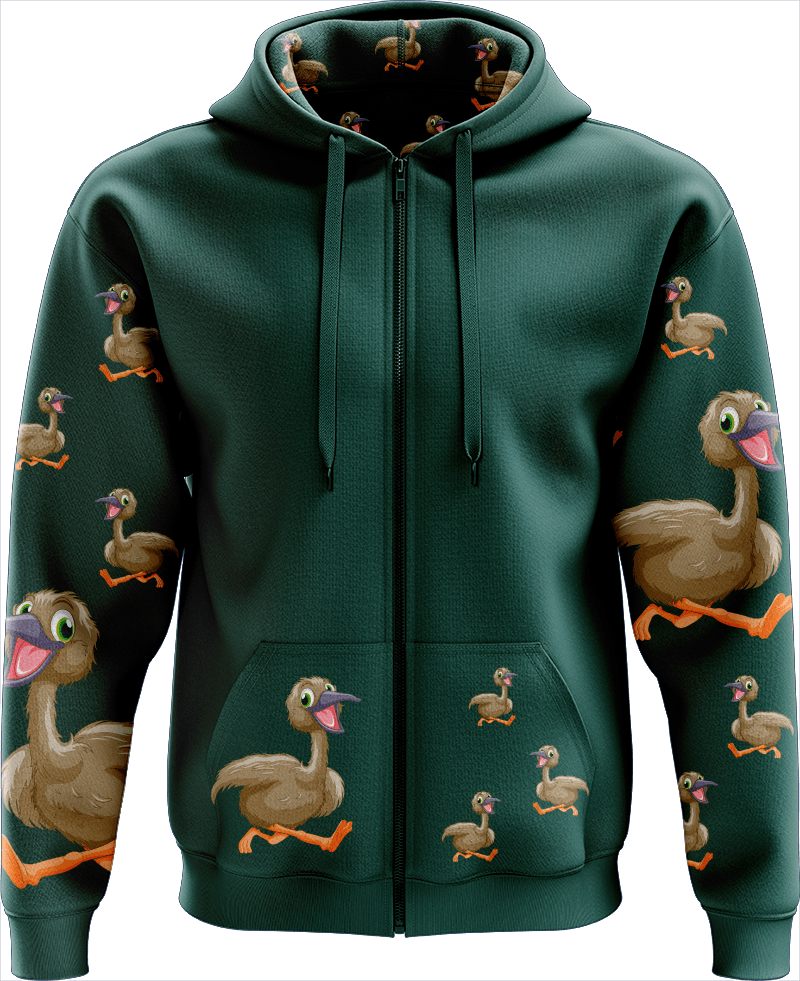 Effie Emu Full Zip Hoodies Jacket
