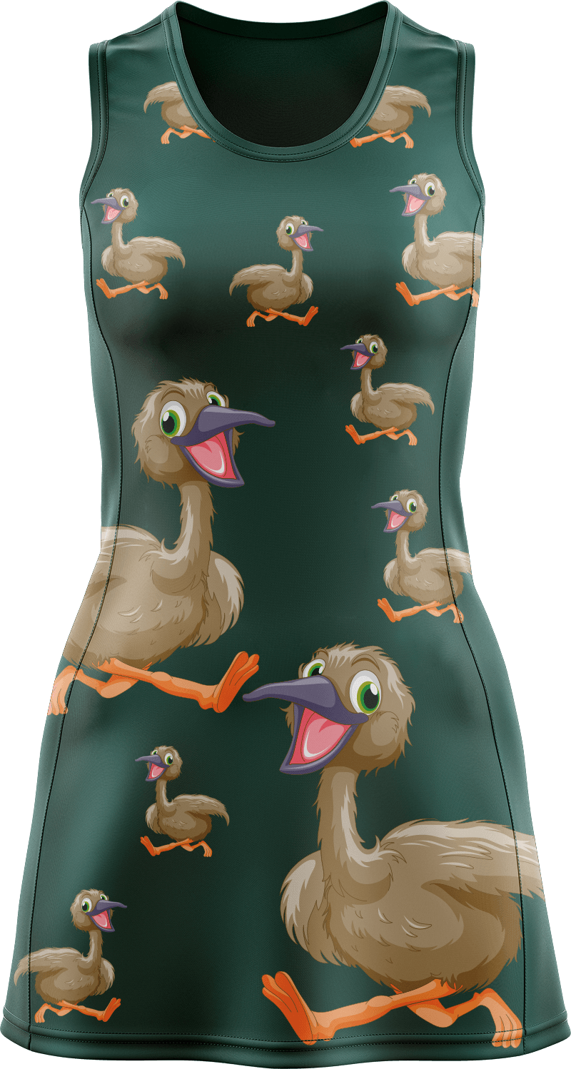 Effie Emu Ladies Mini Dress - fungear.com.au
