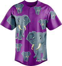 Ellie Elephant Baseball Jerseys 3