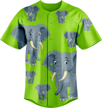 Ellie Elephant Baseball Jerseys 2