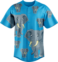 Ellie Elephant Baseball Jerseys 4