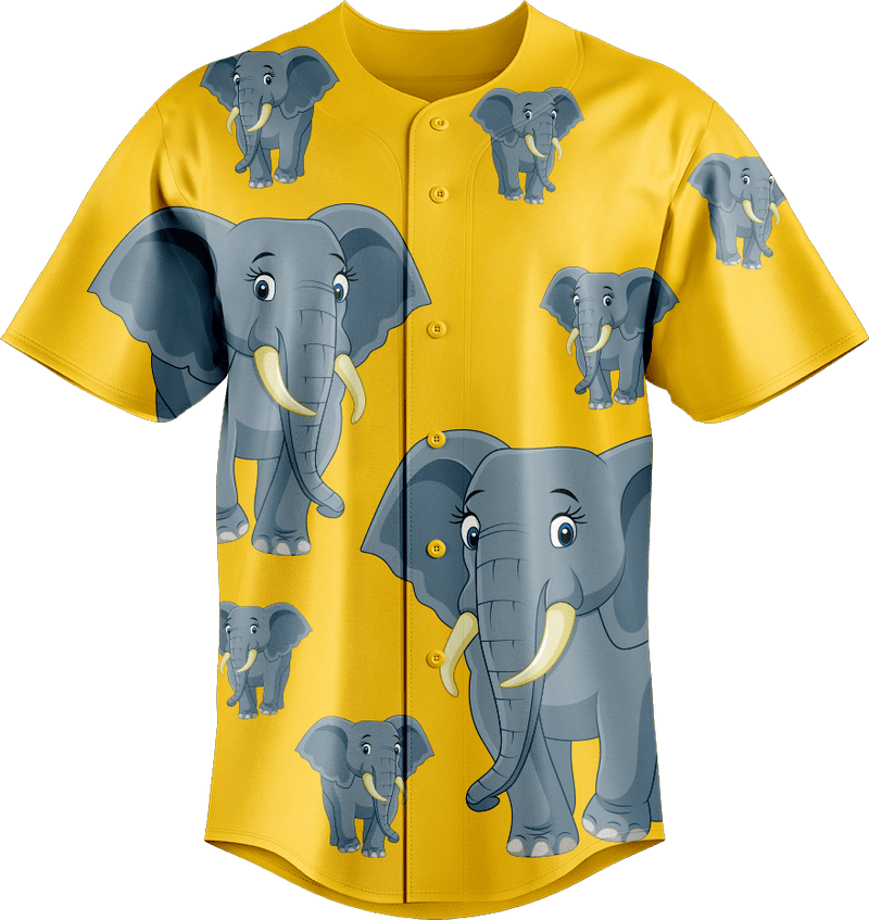Ellie Elephant Baseball Jerseys