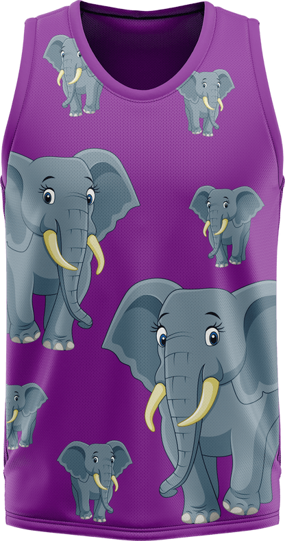 Ellie Elephant Basketball Jersey - fungear.com.au