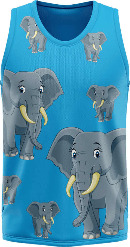 Ellie Elephant Basketball Jersey - fungear.com.au