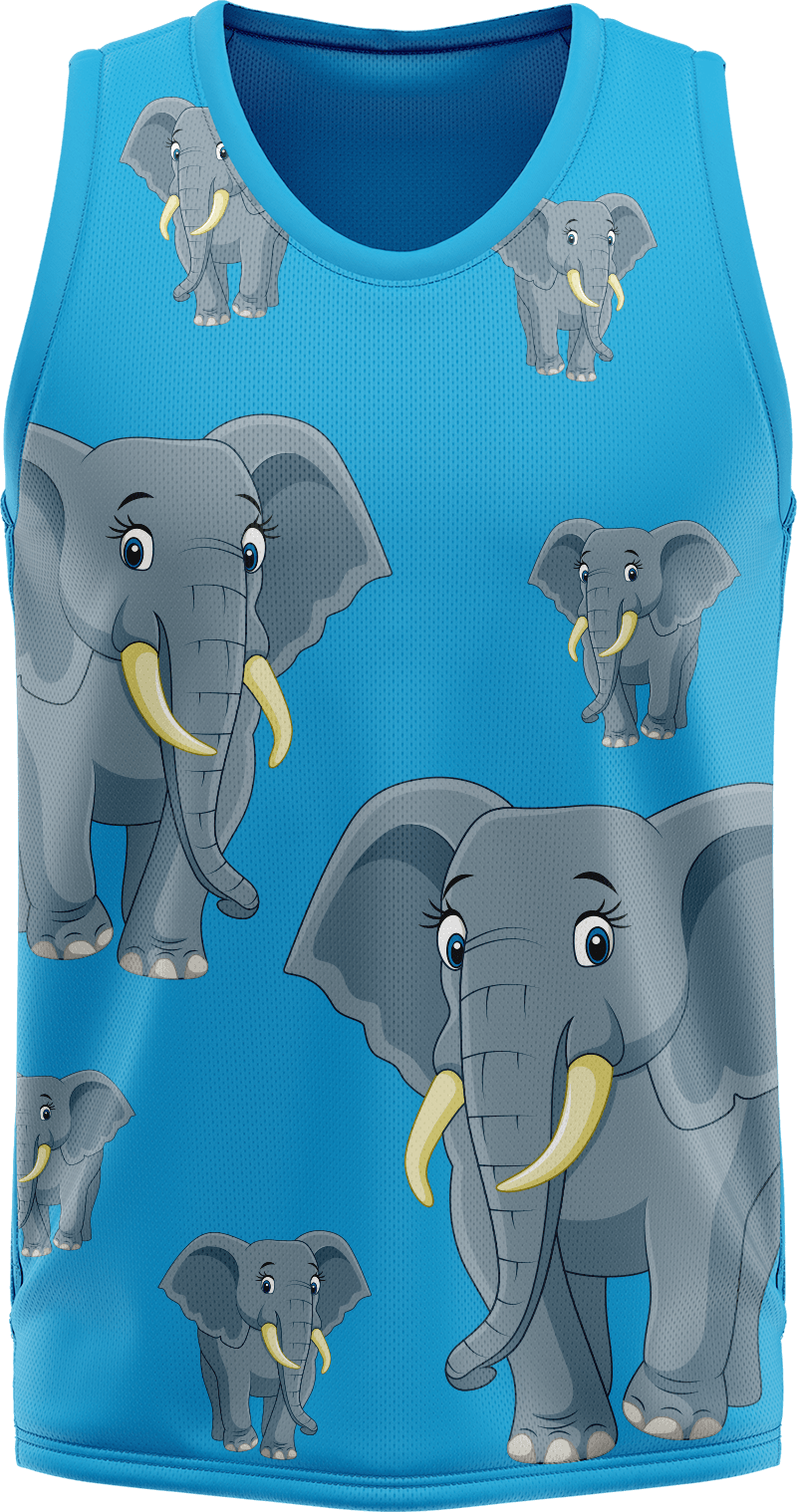 Ellie Elephant Basketball Jersey