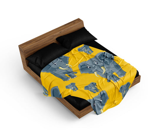 Ellie Elephant Doona Cover - fungear.com.au