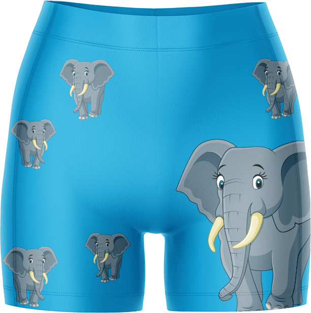 Ellie Elephant Ladies Gym Shorts