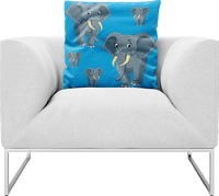 Ellie Elephant Pillows Cushions 1