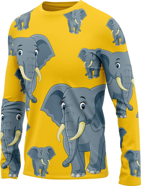 Ellie Elephant Rash T-Shirt Long Sleeve - fungear.com.au